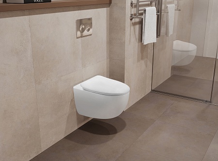 Подвесной унитаз безободковый Terminus Енисей Monolit 560х390 белый Грозный - фото 1 Подвесной унитаз безободковый Terminus Енисей Monolit 560х390 белый Грозный - фото 1